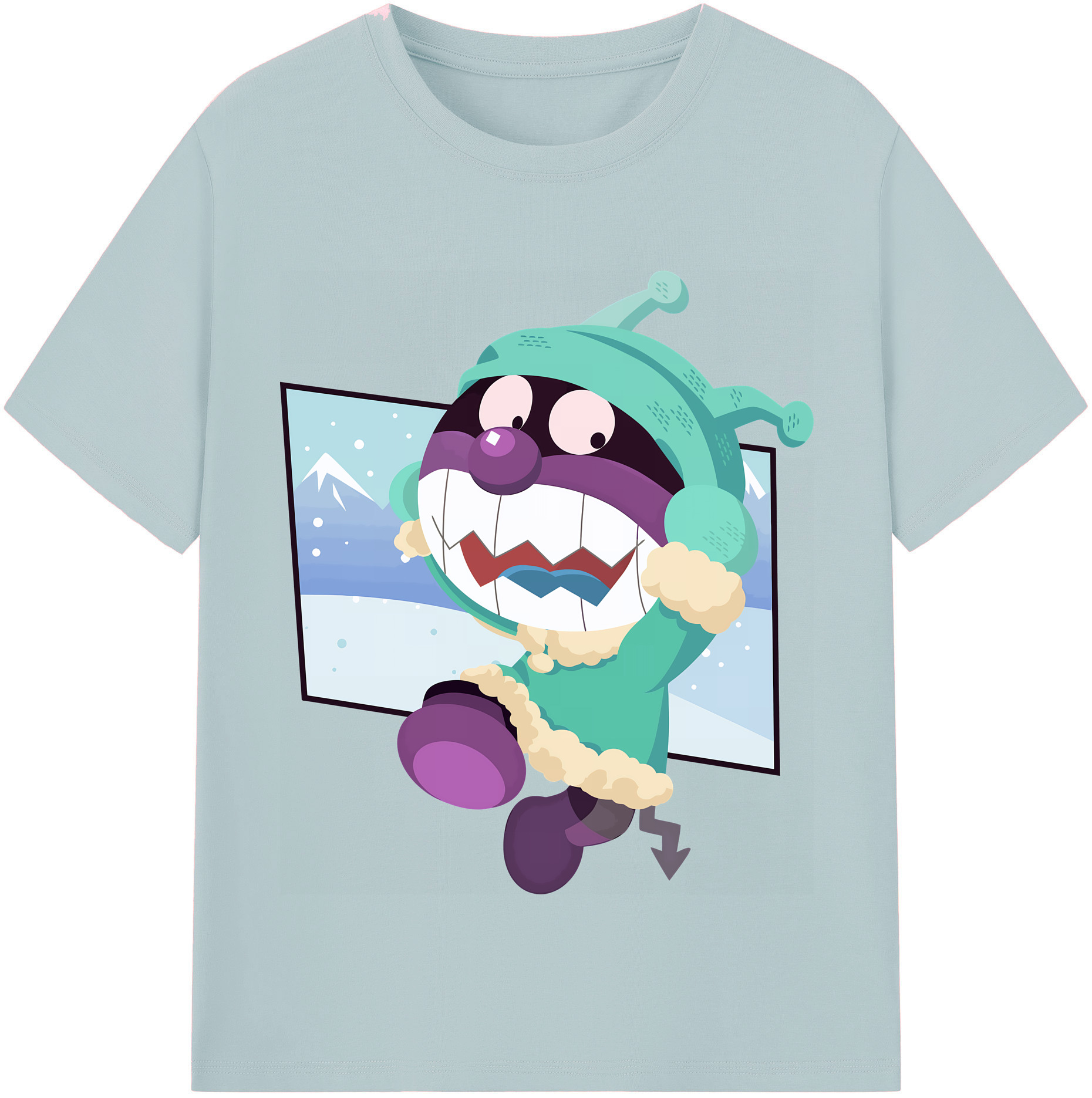 （画像用） アンパンマン Anpanman 綿100％半袖Tシャツ（フロントプリント）